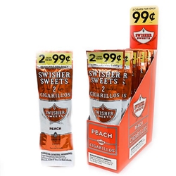 Swisher Sweet Peach Cigarillos