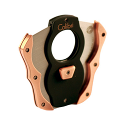 Colibri Cut Black + Rose Gold Cigar Cutter