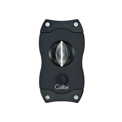 Colibri V-Cutter Black & Black Cigar Cutter