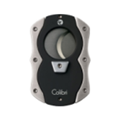 Colibri Cut Black & Brushed Chrome Cigar Cutter