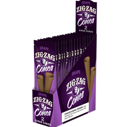 Zig Zag Cones Grape