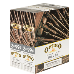 Optimo Silver blunt wraps