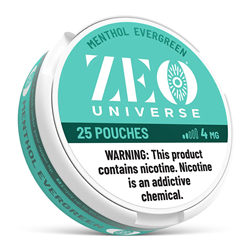 ZEO Universe Menthol Evergreen Nicotine Pouches